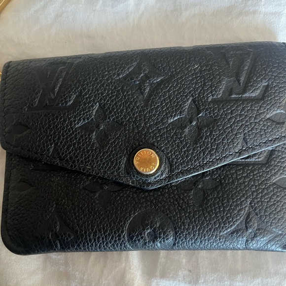 Authentic Louis Vuitton Empreinte Key Pouch Marine - Picture 5 of 8